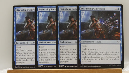 Disturbing Conversion x4 Regular Finish Playset from March of the Machine (MOM) #054.