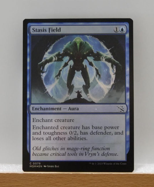 Stasis Field Foil MTG card from March of the Machine MOM 79 by DM Vault Co