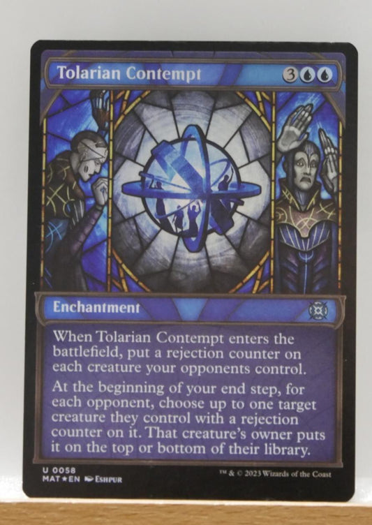 Tolarian Contempt foil MTG MAT 058 enchantment control removal