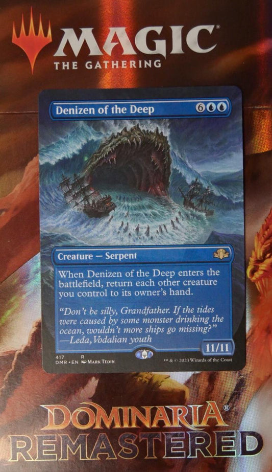 Denizen of the Deep DMR 417 Borderless Regular MTG card DM Vault Co.