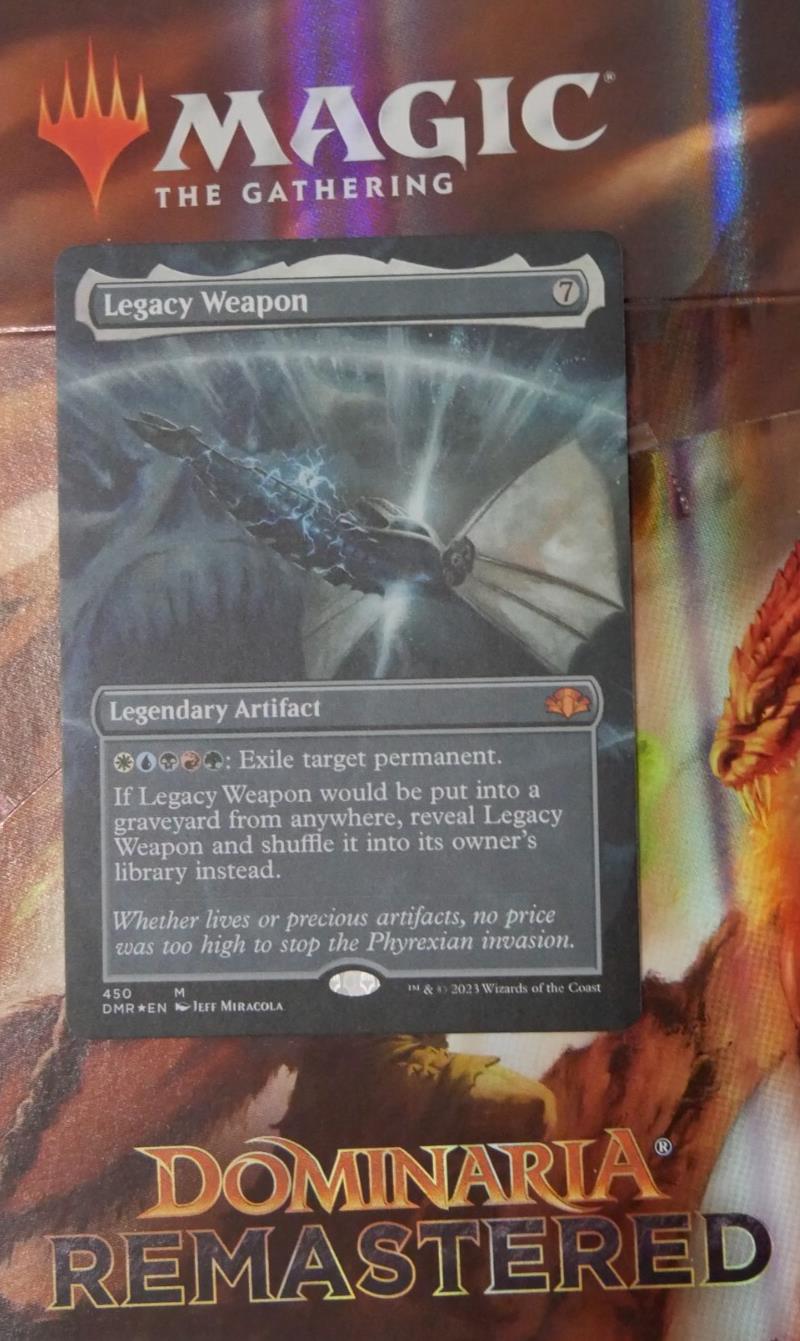 Legacy Weapon DMR 450 Borderless Foil MTG card DM Vault Co.