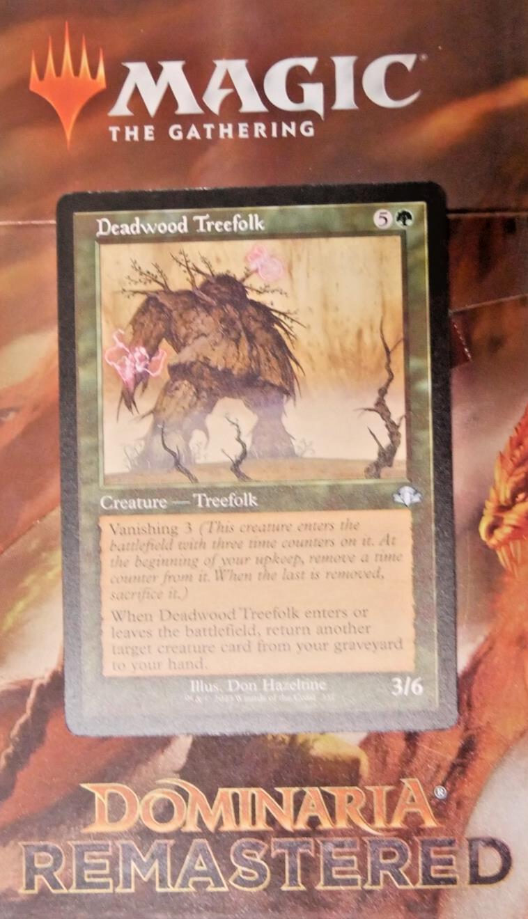 Deadwood Treefolk Dominaria Remastered #358 Retro Frame from Dominaria Remastered.