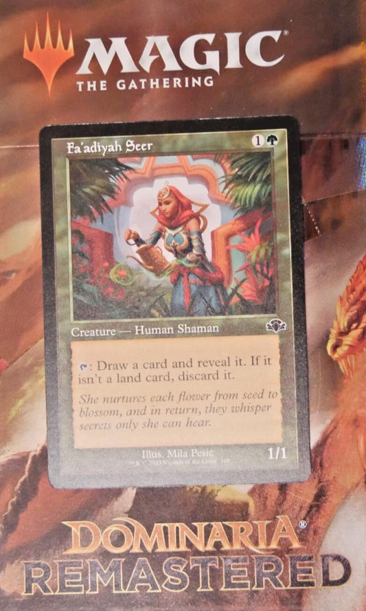 MTG DMR: Fa'adiyah Seer (Creature) Dominaria Remastered Retro Frame 340