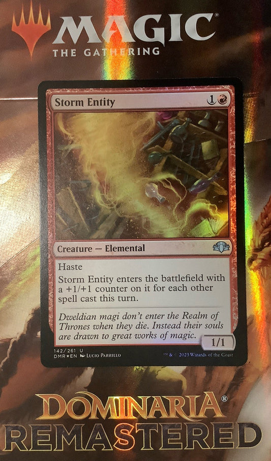 Storm Entity DMR #142 Foil Spellslinger MTG Card DM Vault Co