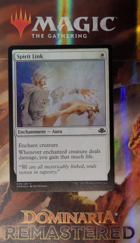 Spirit Link Dominaria Remastered 029 Foil from Dominaria Remastered.
