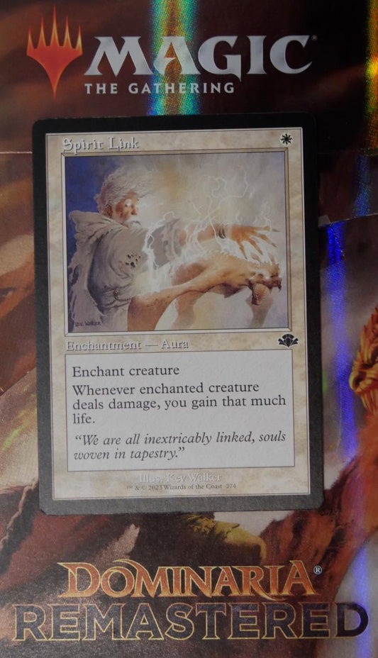 Spirit Link DMR #274 Retro Frame from Dominaria Remastered.