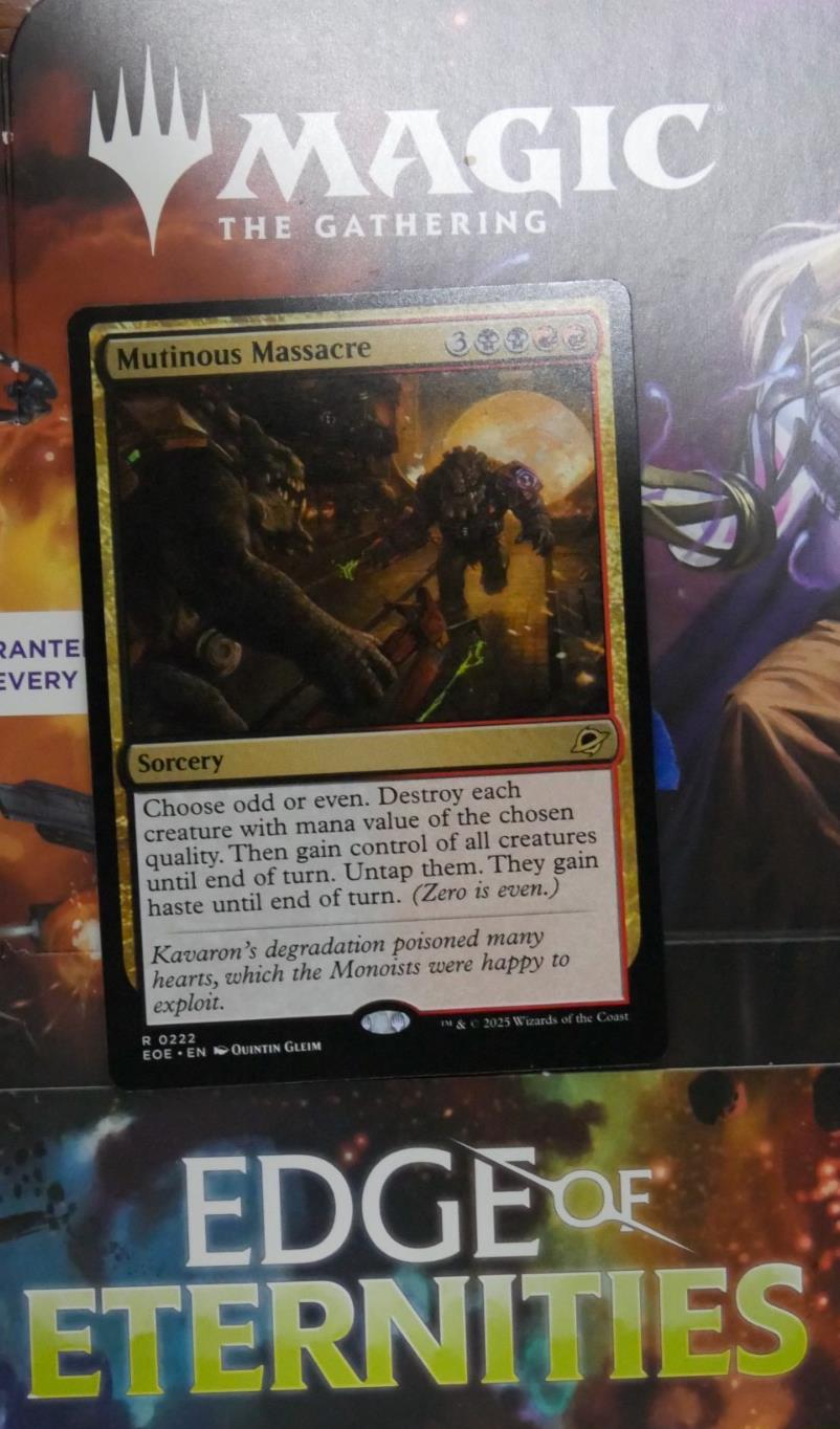 Mutinous Massacre — EOE Regular Rare MTG card
