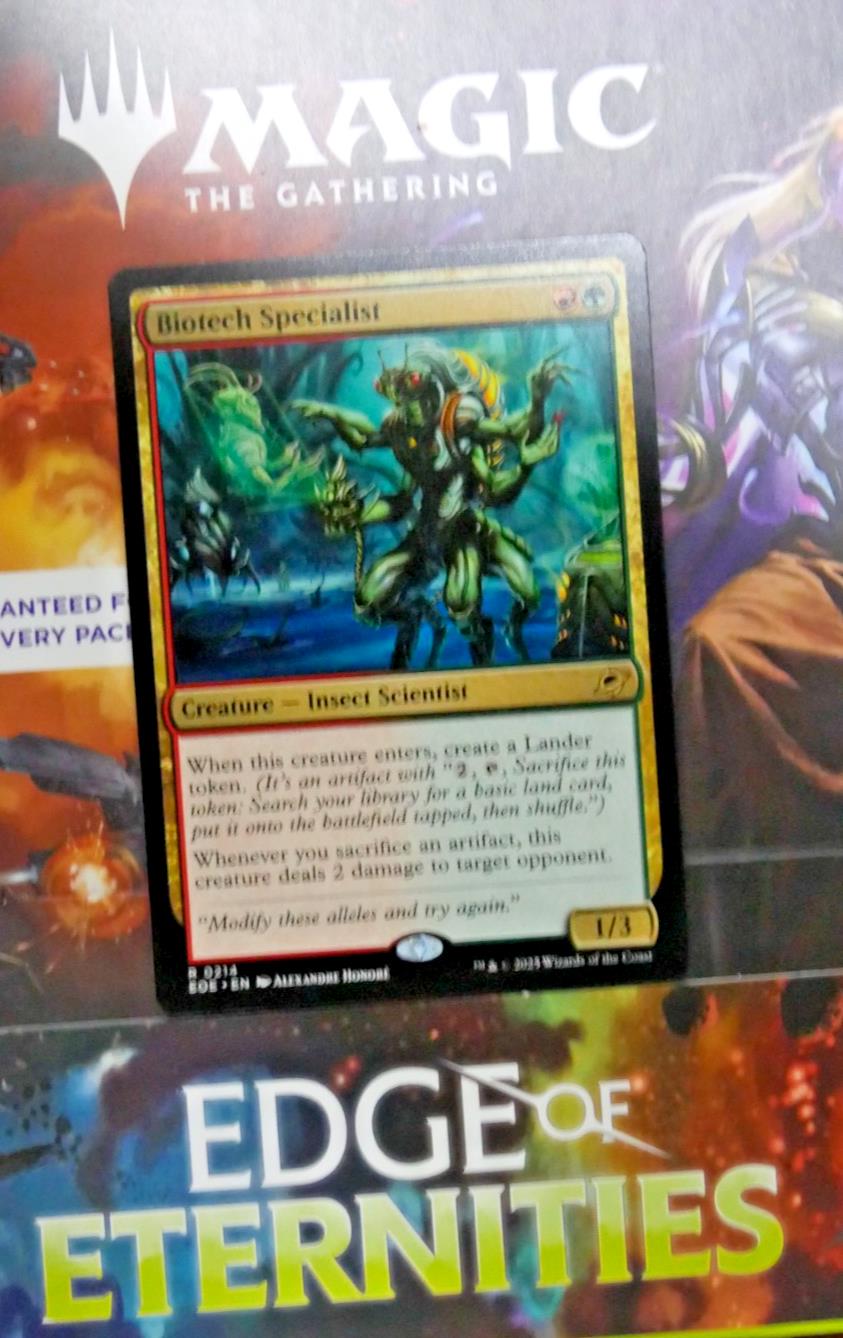 Biotech Specialist MTG Edge of Eternities rare creature card 0214