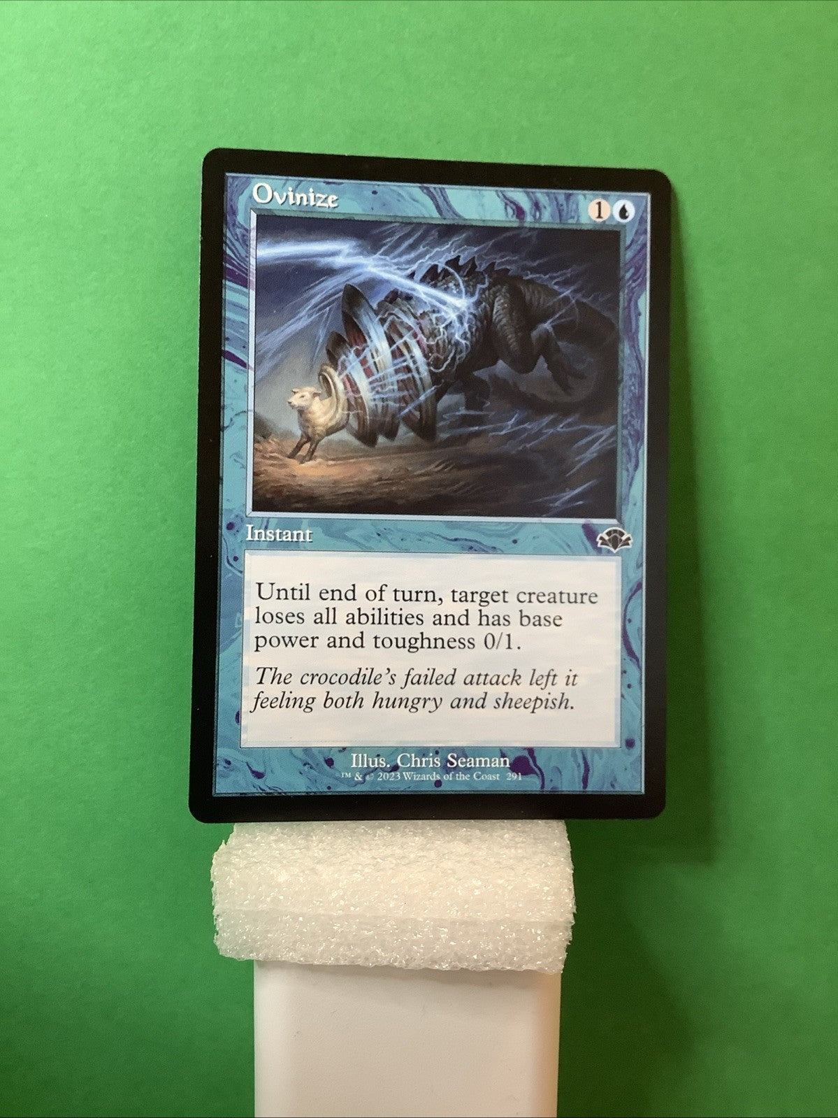 Ovinize WOC #291 Retro Frame Regular from Wilds of Eldraine Commander.