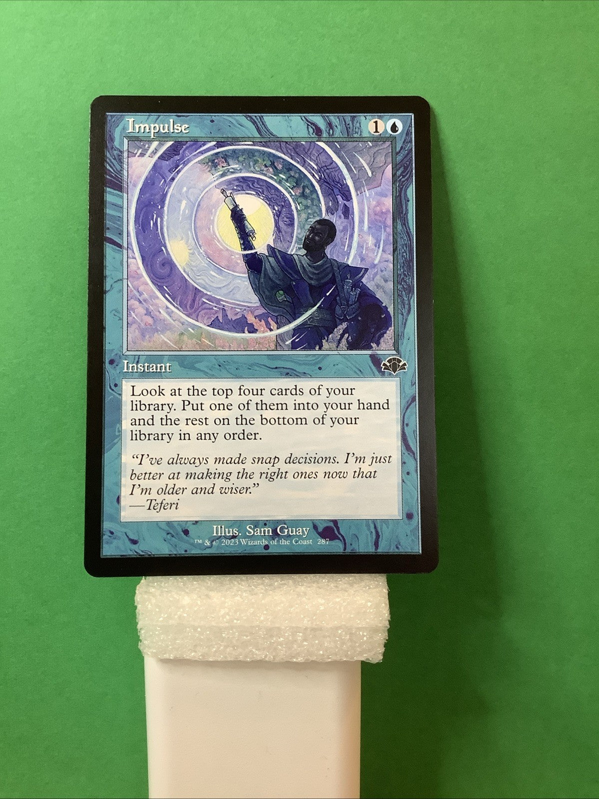 Impulse Retro Frame #287 Regular from Dominaria Remastered.