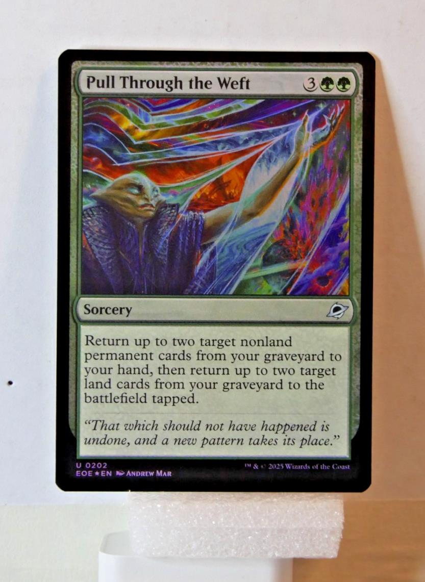 MTG EOE: Pull Through the Weft (Sorcery) Edge of Eternities Uncommon Foil 0202