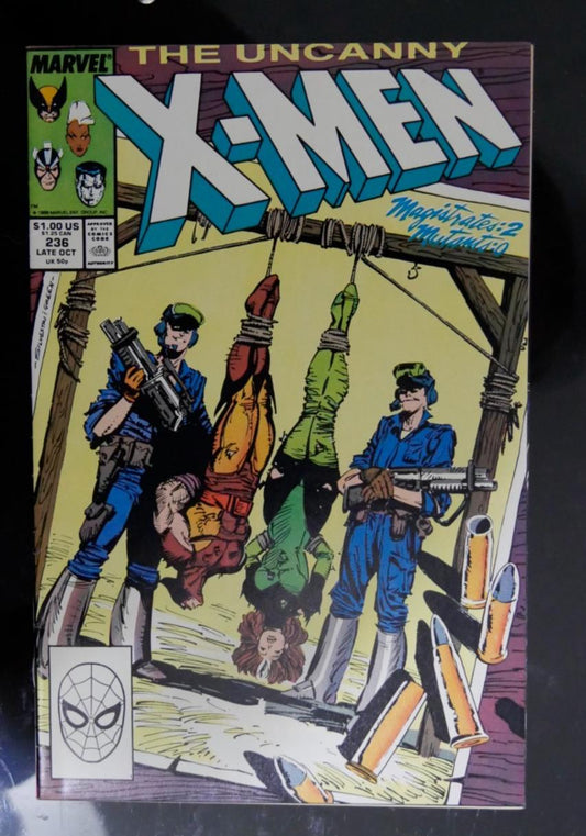 Uncanny X-Men #236 (1988) Direct Edition comic book from Marvel Comics.
