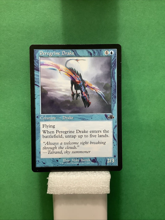 Peregrine Drake Retro Frame MTG card by DM Vault Co