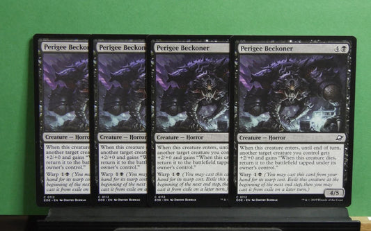 Magic: The Gathering Edge of Eternities Perigee Beckoner creature horror card