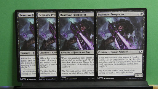 MTG EOE: X4 Beamsaw Prospector (Creature) Edge of Eternities Common 0089