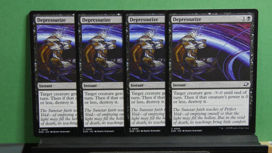 MTG EOE: DEPRESSURIZE x4 (Instant) Edge of Eternities Common 0095
