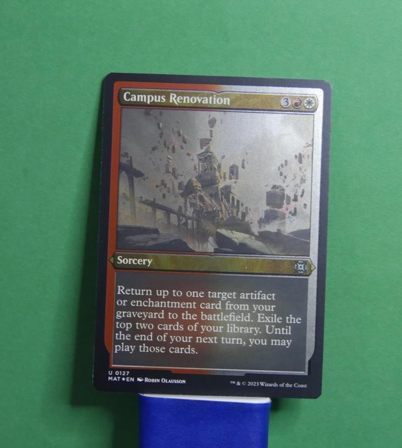 Campus Renovation — MAT Etched Foil Uncommon MTG card
