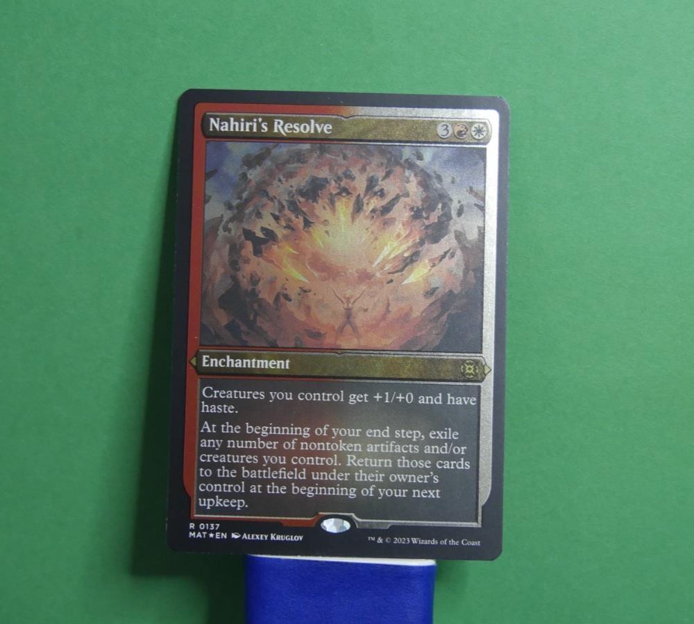 Nahiri's Resolve — March of the Machine The Aftermath — Etched Foil Rare — DM Vault Co.
