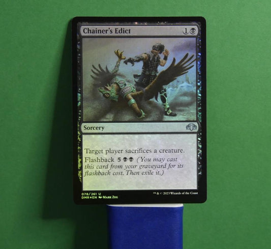 Chainer's Edict Foil Dominaria Remastered DMR #078 Magic: The Gathering card from DM Vault Co.