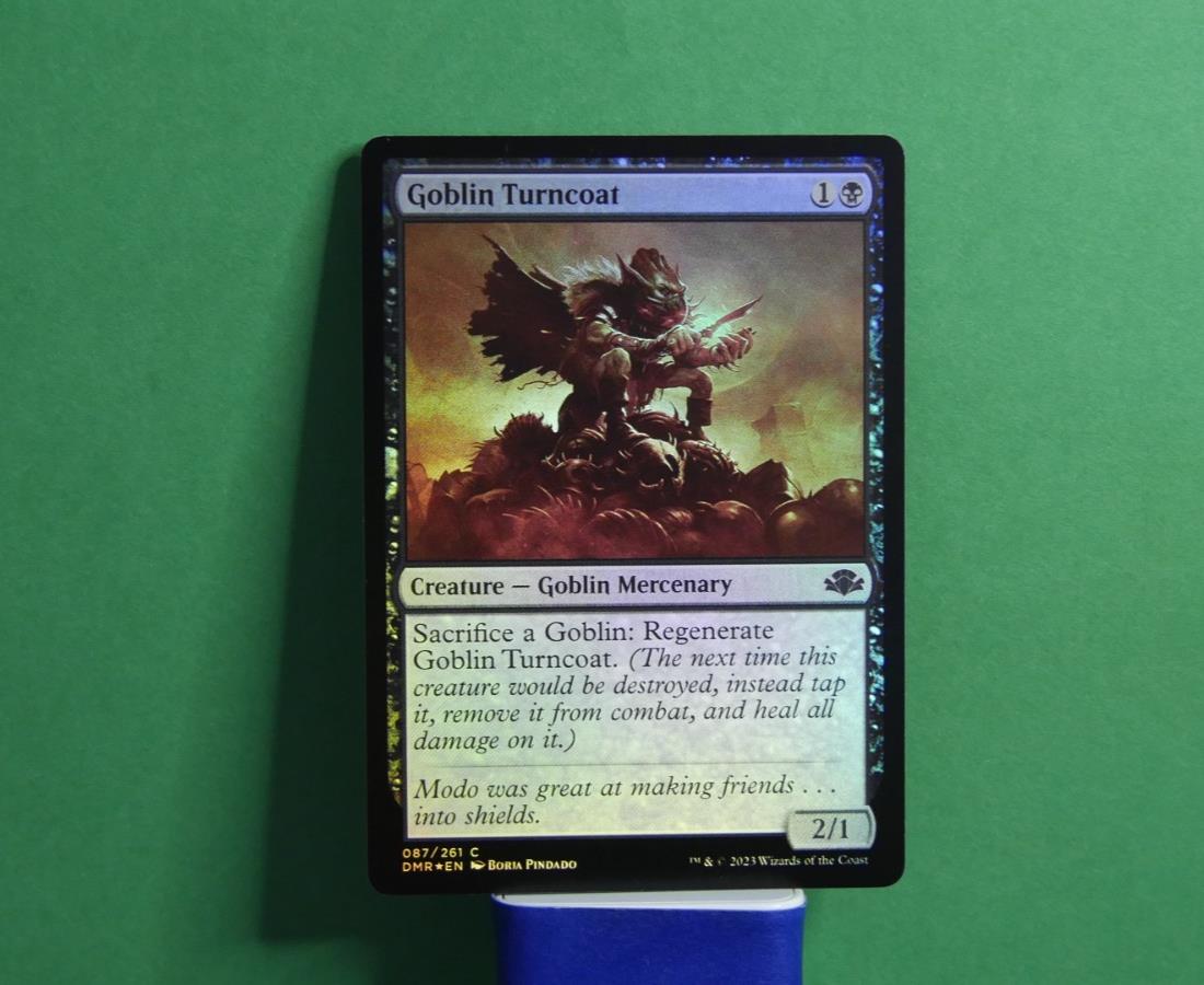 MTG DMR: Goblin Turncoat (Creature) Dominaria Remastered Common Foil 087/261