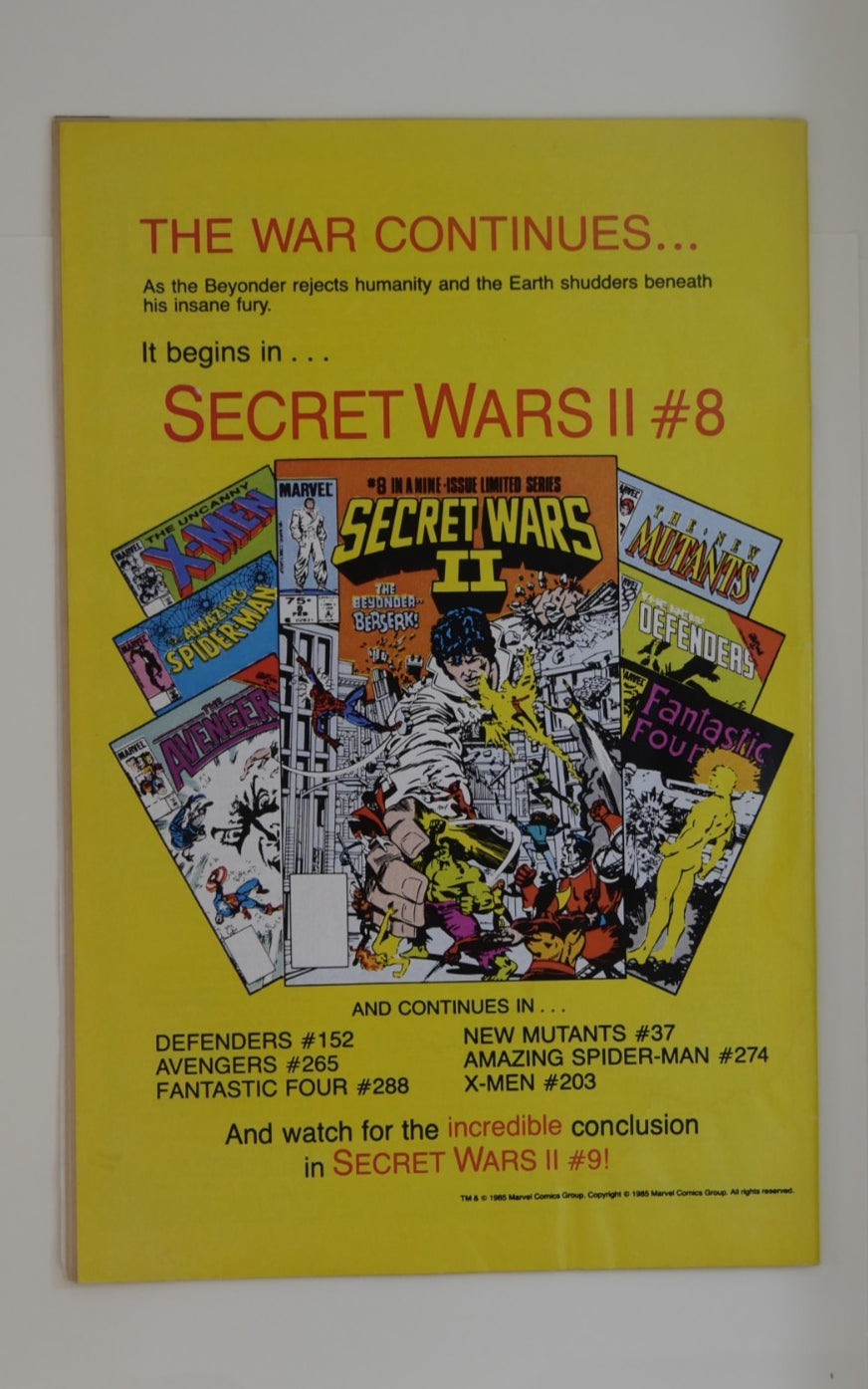 Web of Spider-Man #11 Newsstand Variant (Marvel Comics February 1986)