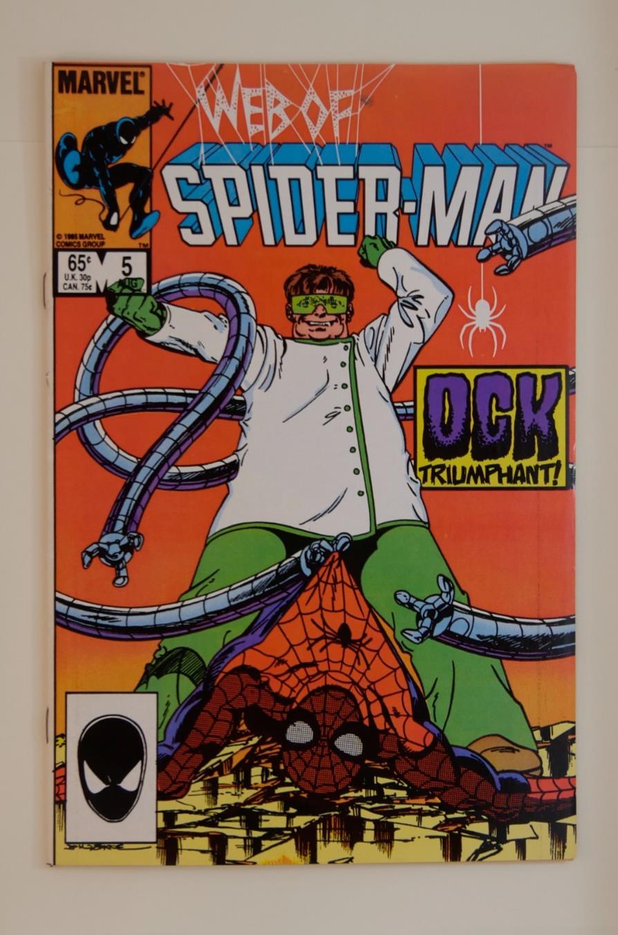 Web of Spider-Man #5 (1985) — Marvel Direct Edition, John Byrne Cover
