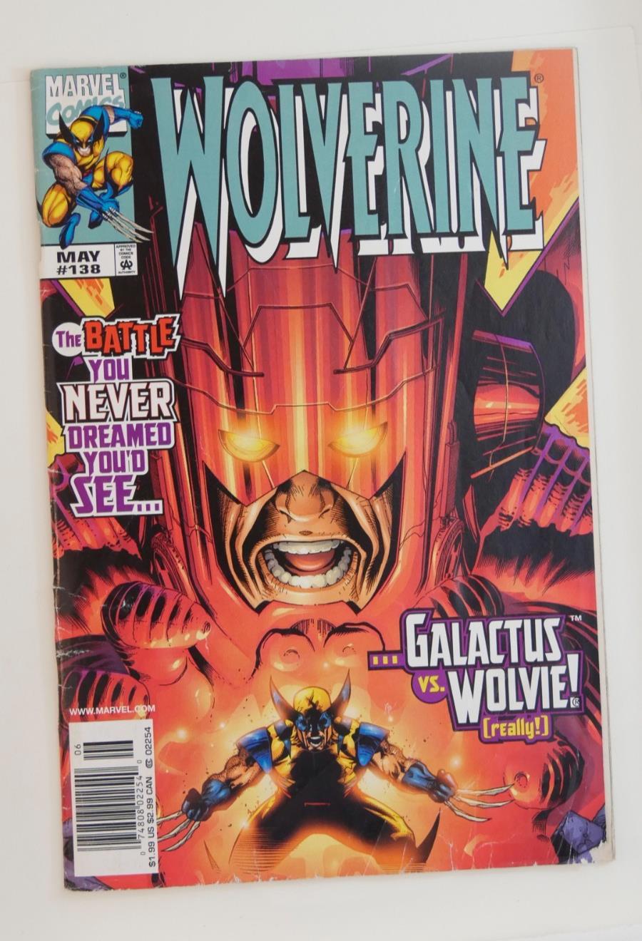 Wolverine #138 (1999) — Marvel Newsstand Edition