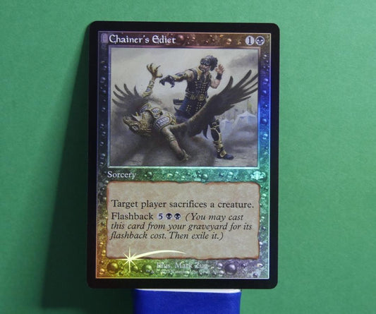 Chainer's Edict retro frame foil DMR MTG card from DM Vault Co