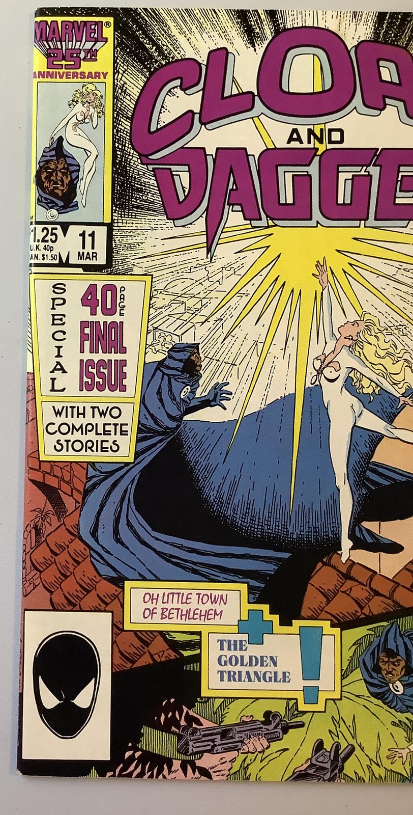 Cloak and Dagger #11 Marvel Comic 1987 Final Issue