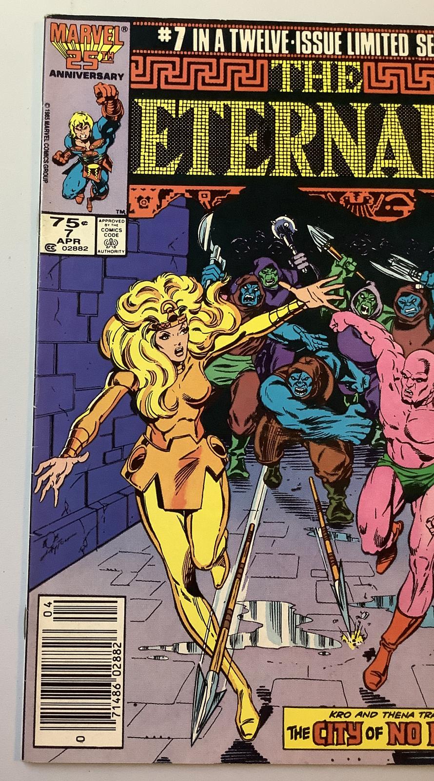 Eternals #7 Marvel Comic 1986 Thena Kro Sal Buscema