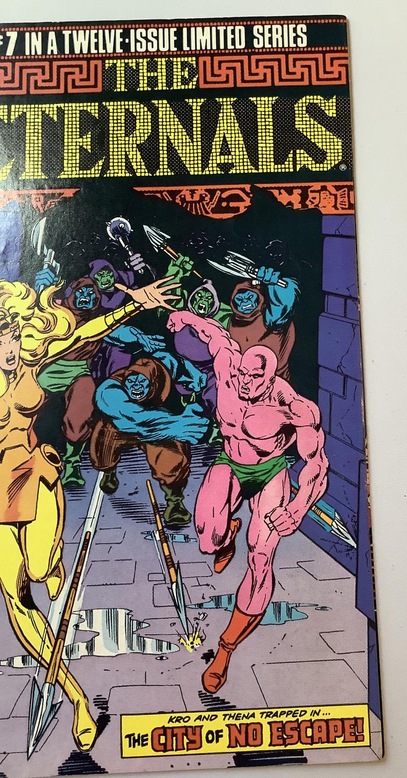 Eternals #7 Marvel Comic 1986 Thena Kro Sal Buscema