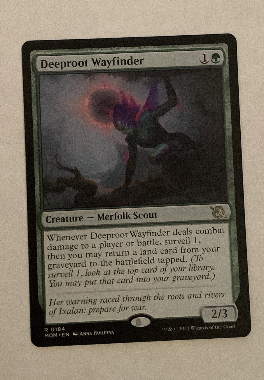 MTG MOM: Deeproot Wayfinder (Creature) March of the Machine Regular Rare 0184