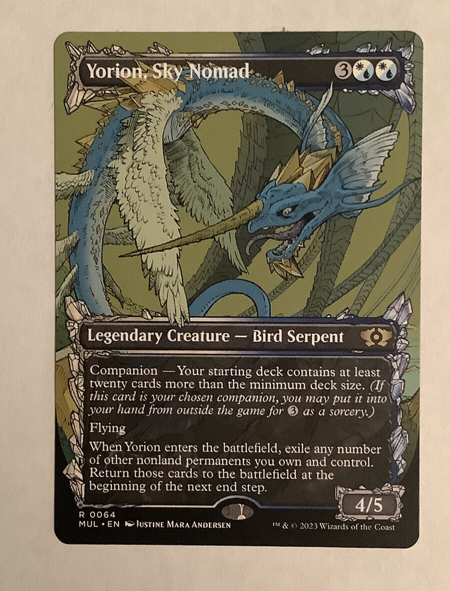Yorion, Sky Nomad — Multiverse Legends Full Art Rare — MTG card
