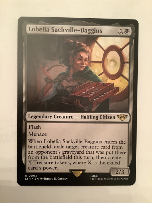 MTG: LOTR: Lobelia Sackville-Baggins (Legendary Creature) Regular Rare 0093