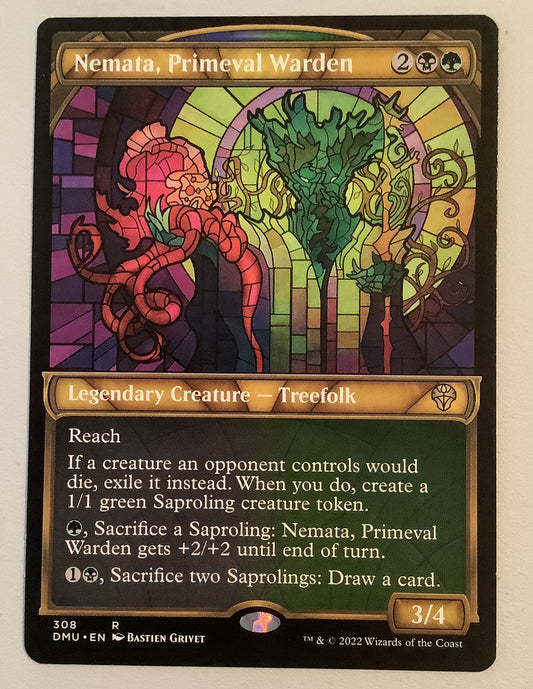 Nemata Primeval Warden DMU 308 regular finish MTG card