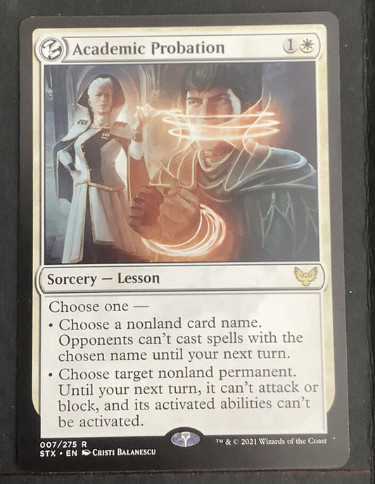 MTG Academic Probation Strixhaven: School of Mages 007/275 Regular Rare