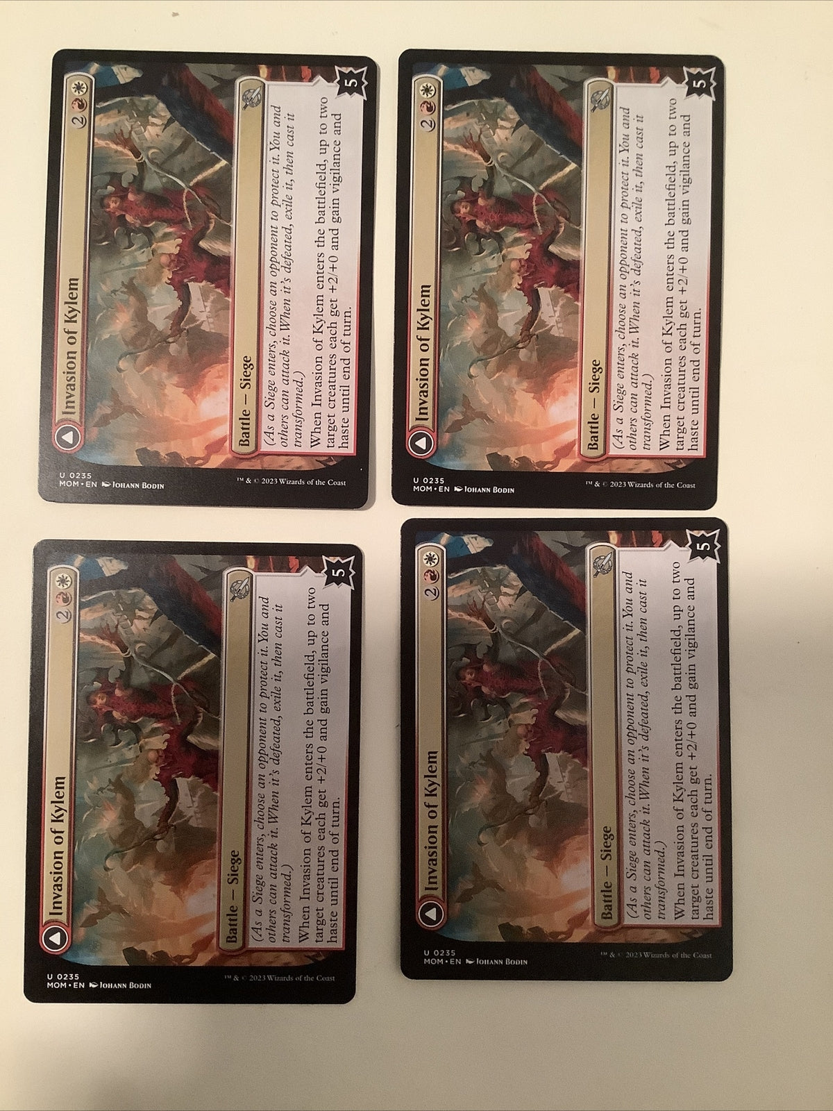Invasion of Kylem MOM #0235 Regular from March of the Machine.
