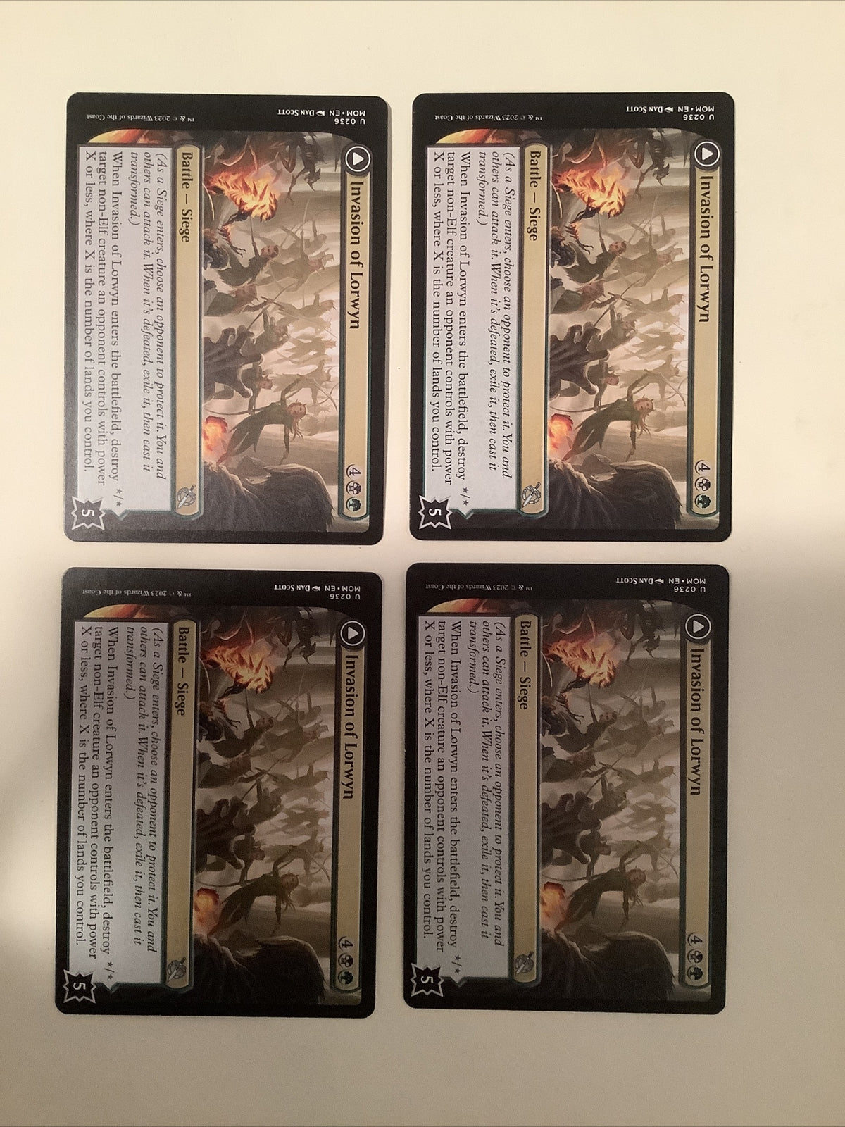 March of the Machine Invasion of Lorwyn // Winnowing Forces #0236 in regular finish.