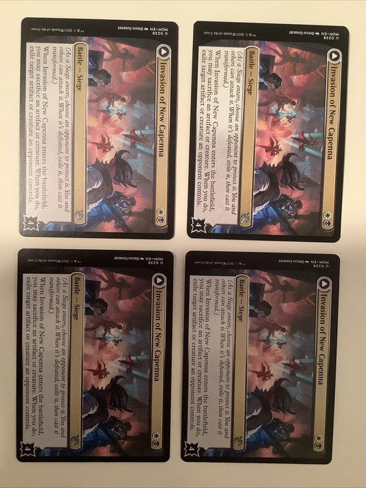 Invasion of New Capenna Holy Frazzle-Cannon MTG Battle Siege card lot
