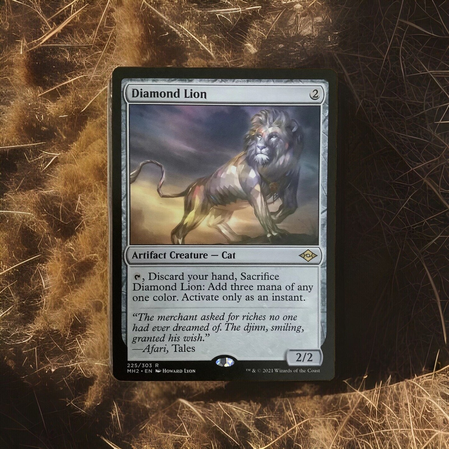 MTG MH2: Diamond Lion (Artifact Creature Cat) Regular Rare 225/303