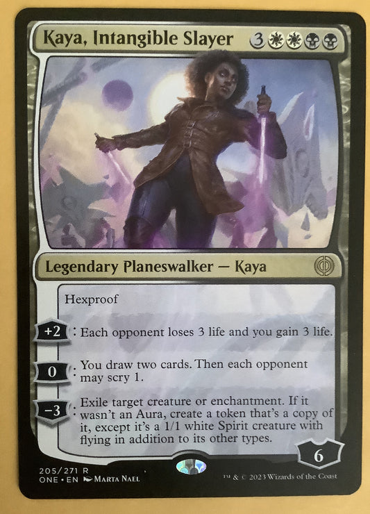 Kaya, Intangible Slayer — Phyrexia All Will Be One — Regular Mythic — DM Vault Co.
