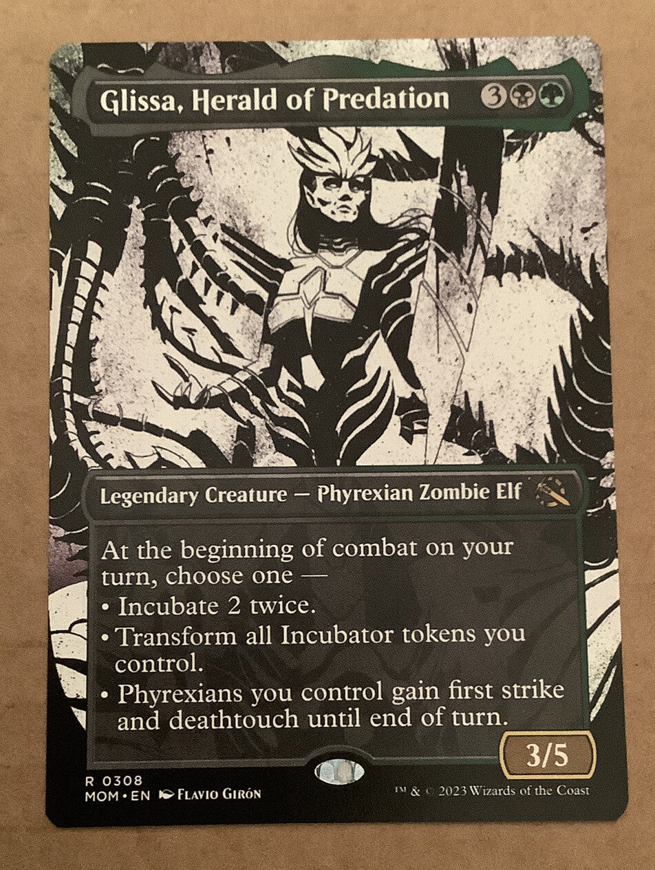 Glissa, Herald of Predation — Showcase — March of the Machine — Regular Rare — DM Vault Co.
