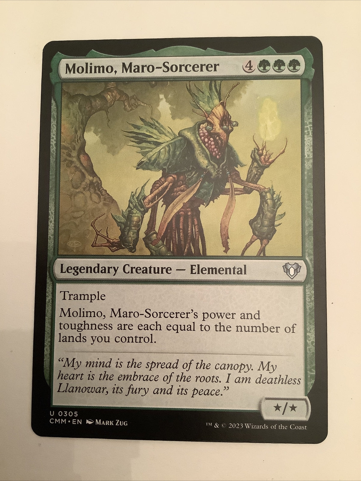 Molimo, Maro-Sorcerer CMM 305 Regular MTG card DM Vault Co.