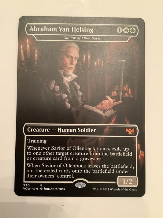 MTG VOW: Abraham Van Helsing (Creature) 330 Extended Art Mythic