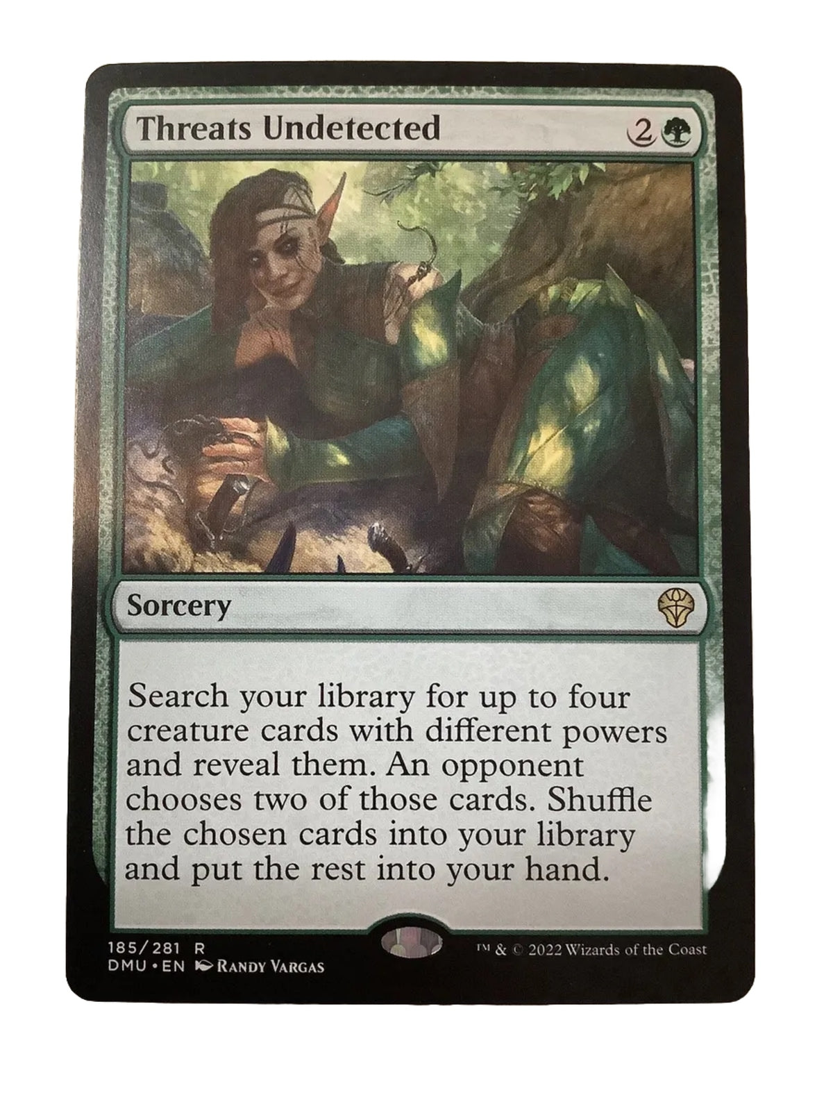 Threats Undetected DMU #185 Regular from Dominaria United.