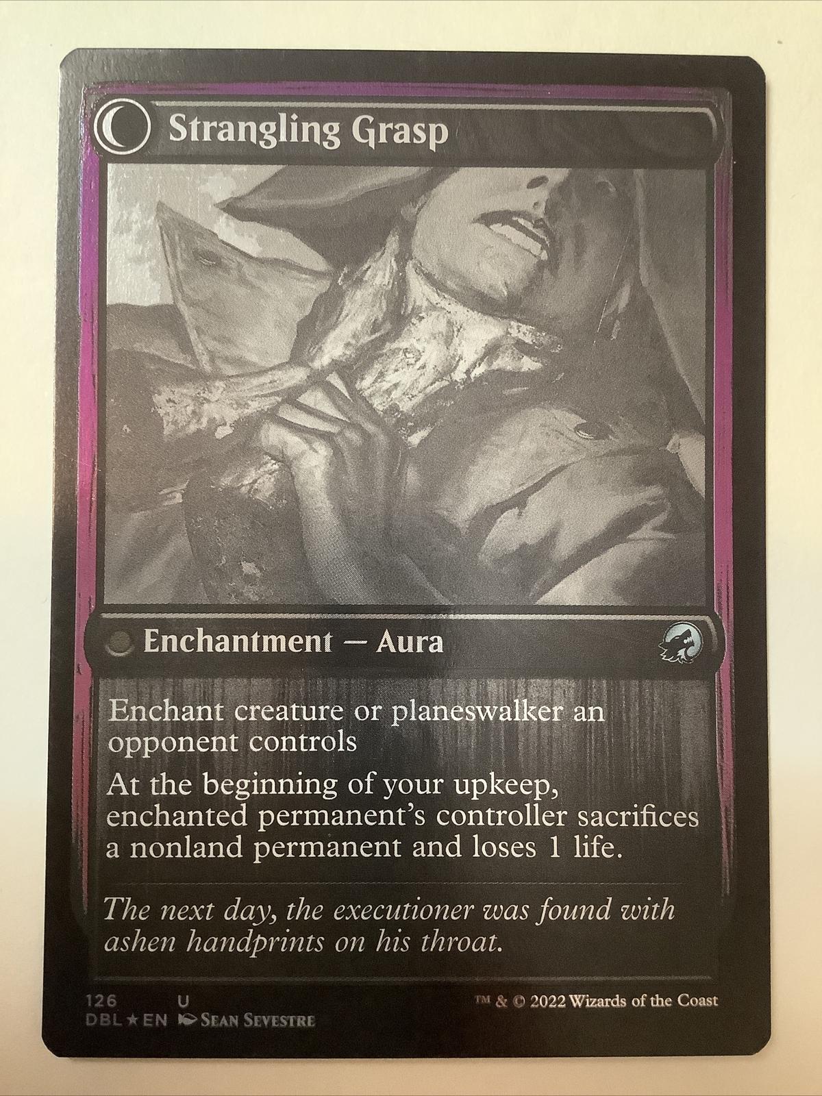 Vengeful Strangler   Strangling Grasp DBL 126 MTG Sacrifice