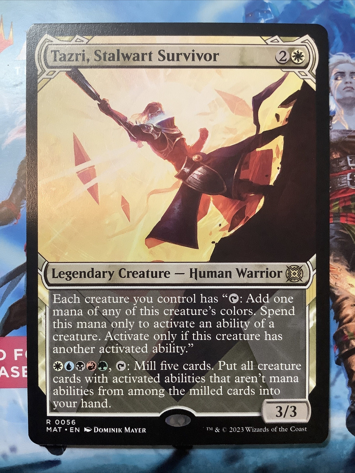MTG MAT: Tazri, Stalwart Survivor (Legendary Creature) Showcase Rare 0056