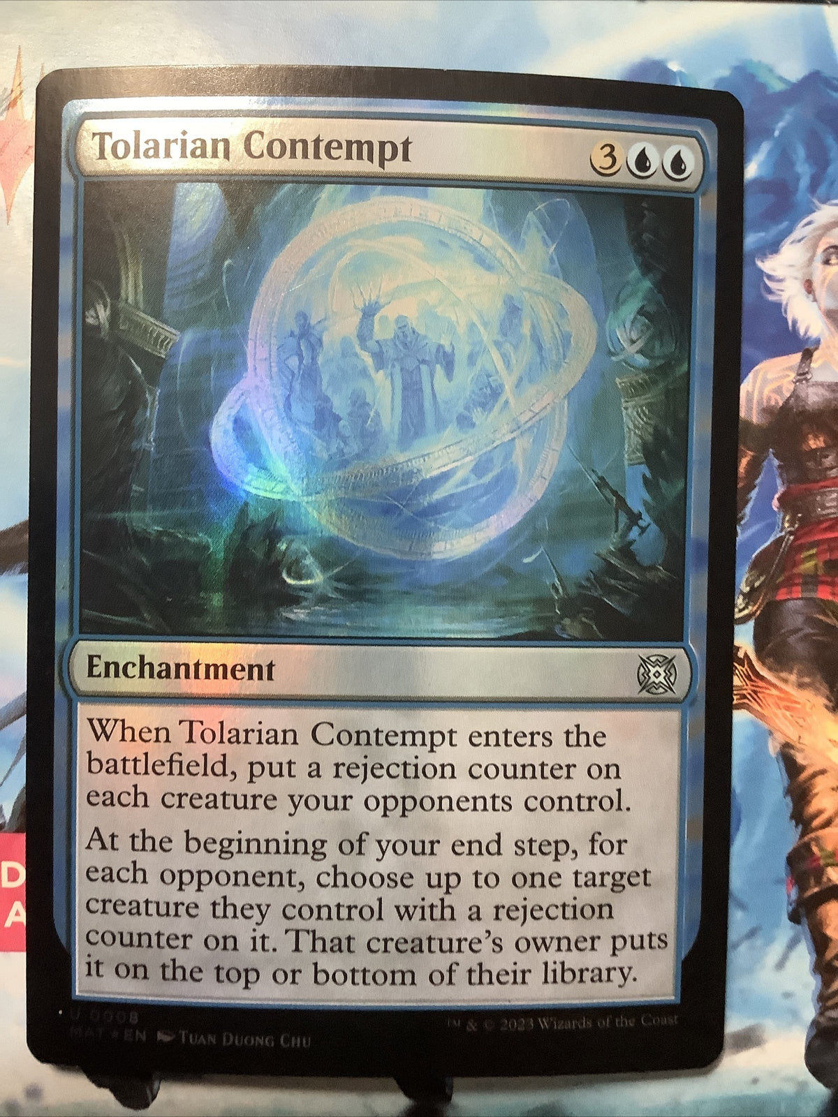 Tolarian Contempt DSK MTG Rare Enchantment Foil x2 Copies