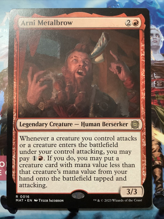 MTG MAT: Arni Metalbrow ( Legendary Creature) Regular Rare 0016