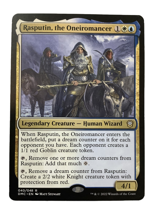 Rasputin, the Oneiromancer MTG card (DMC 040/048) legendary Human Wizard

